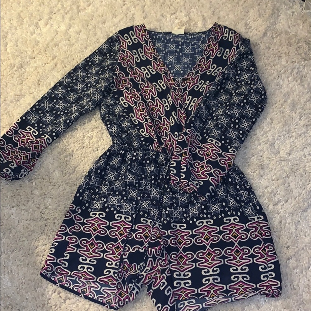 long sleeve romper